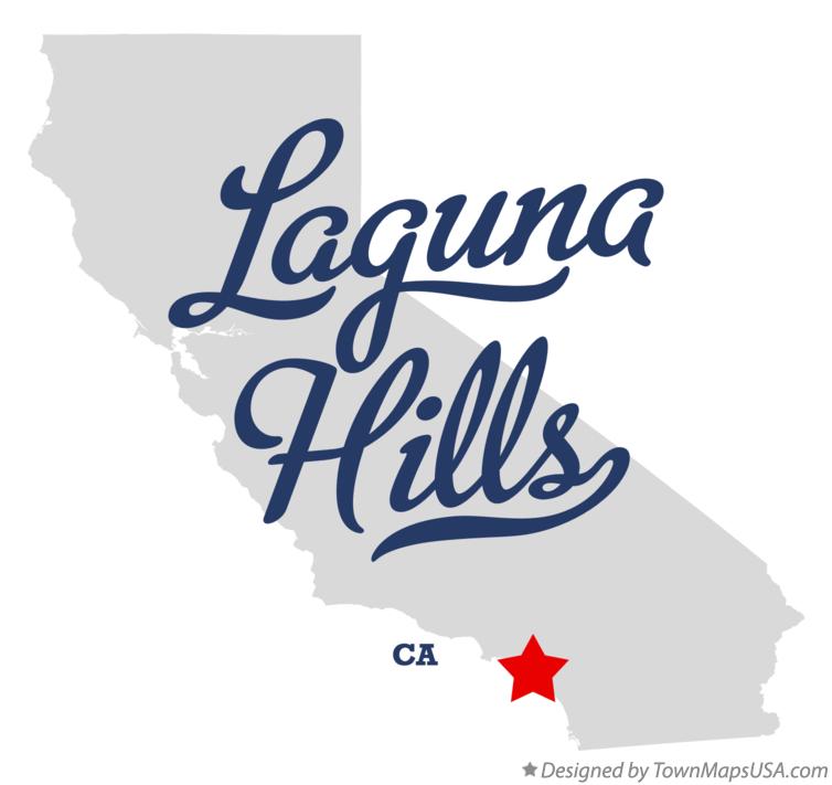Map of Laguna Hills California CA