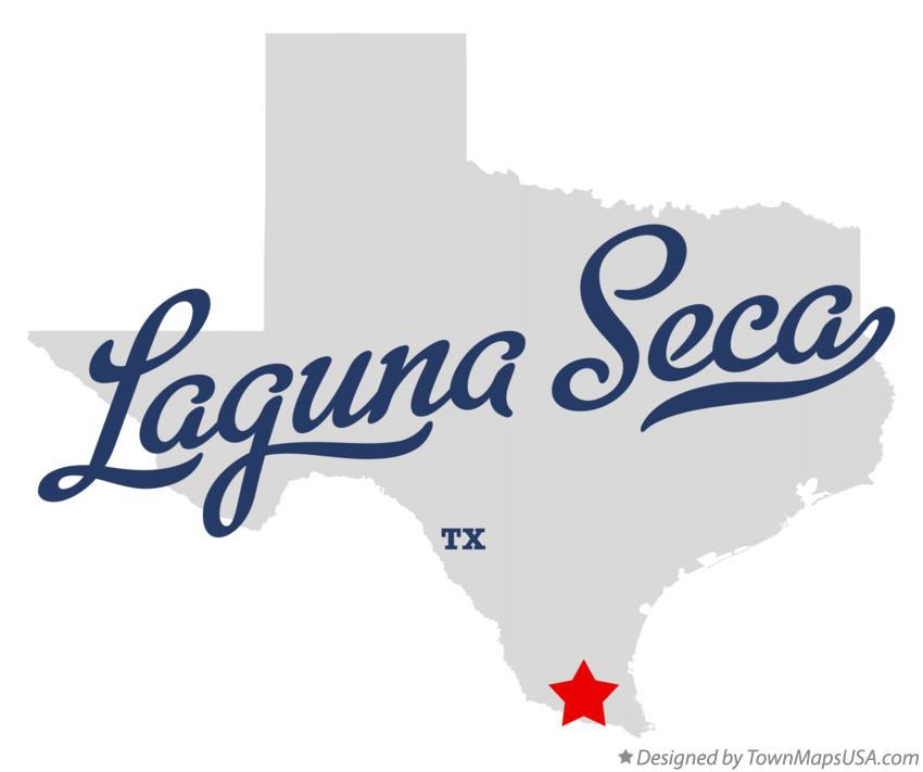 Map of Laguna Seca Texas TX