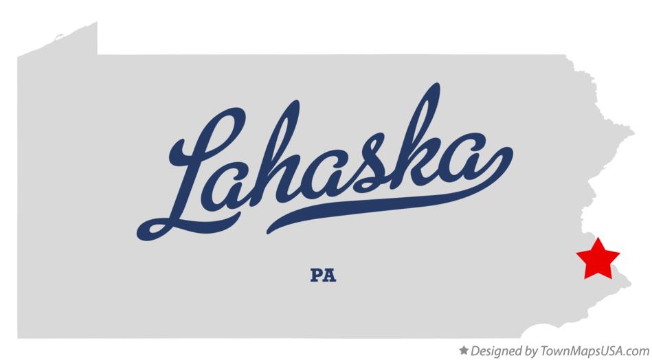 Map of Lahaska Pennsylvania PA