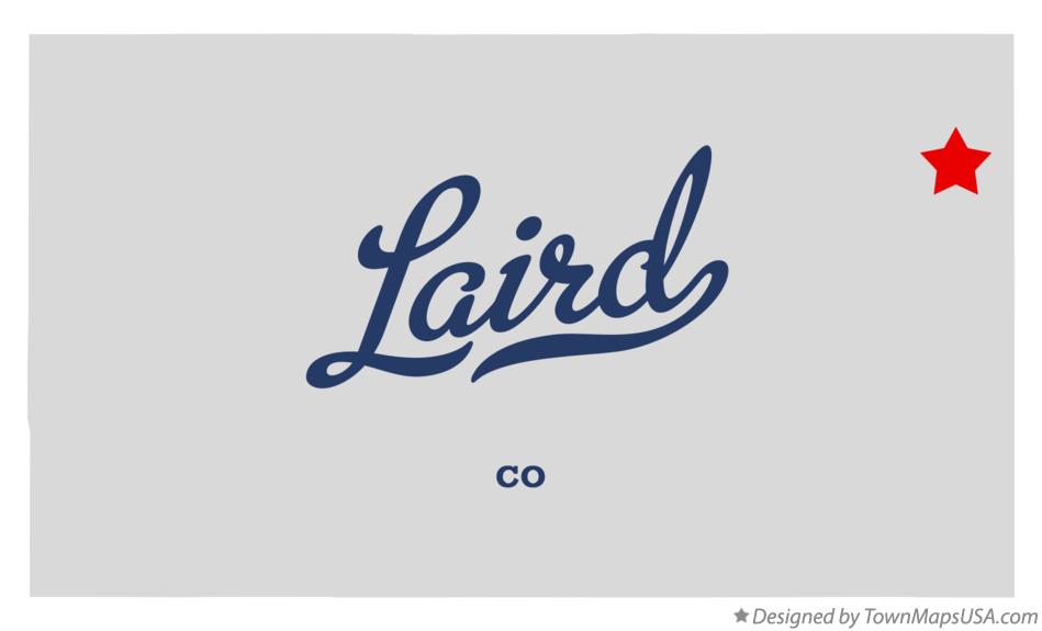 Map of Laird Colorado CO