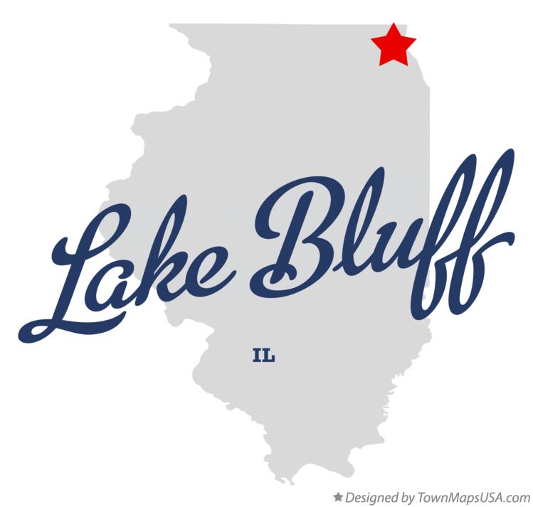 Map of Lake Bluff Illinois IL