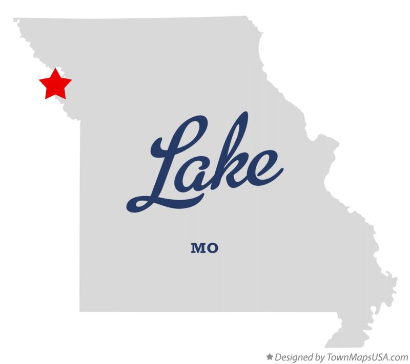 Map of Lake Missouri MO