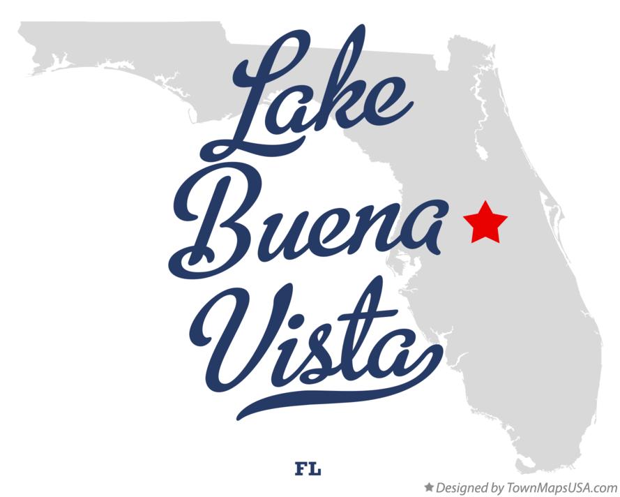 Map of Lake Buena Vista Florida FL