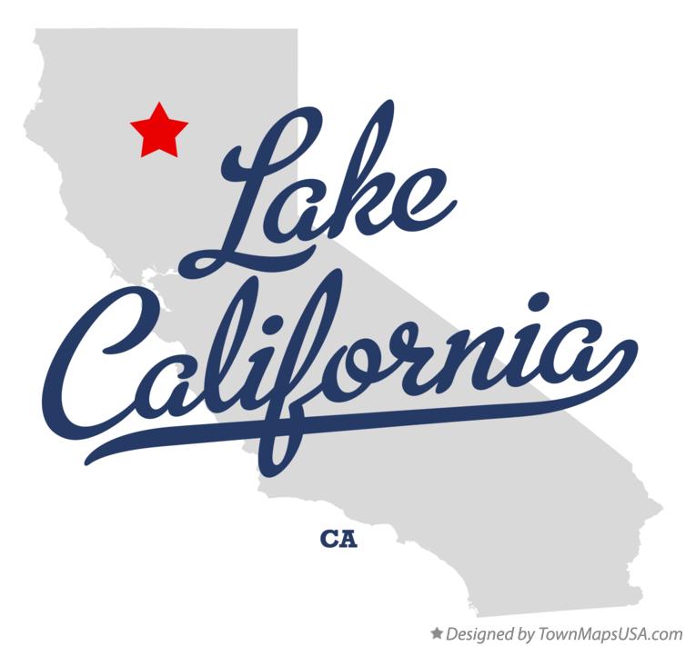 Map of Lake California California CA