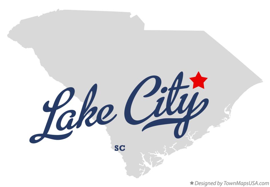 Map of Lake City South Carolina SC