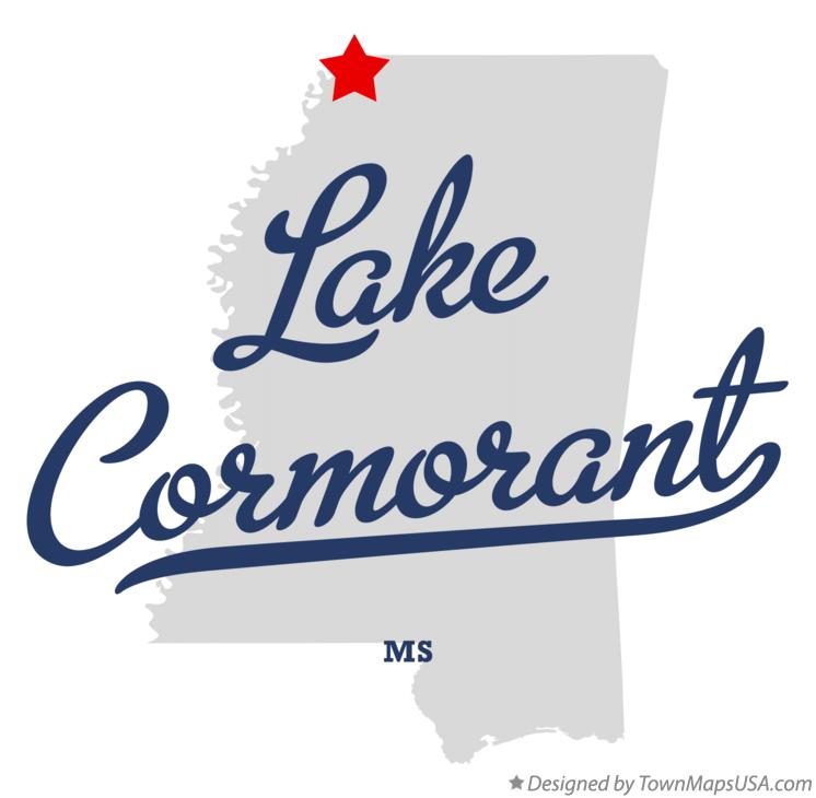 Map of Lake Cormorant Mississippi MS