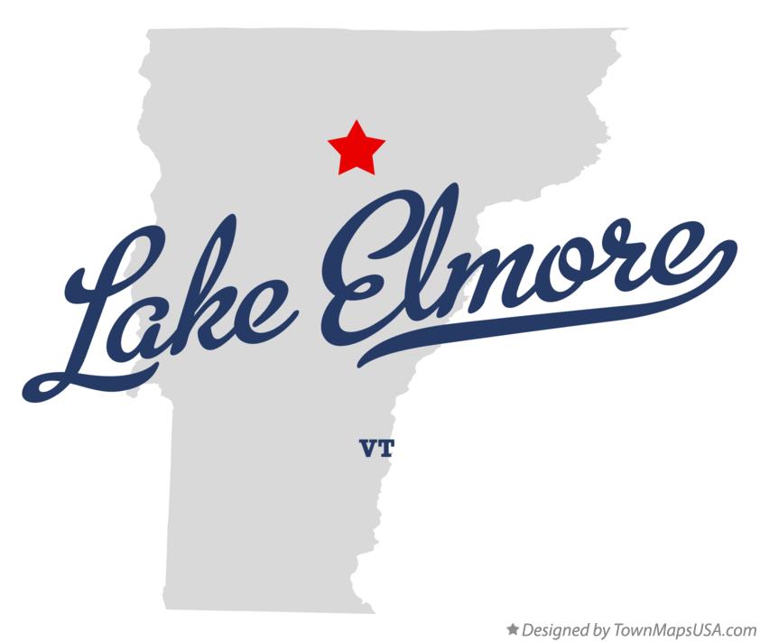 Map of Lake Elmore Vermont VT
