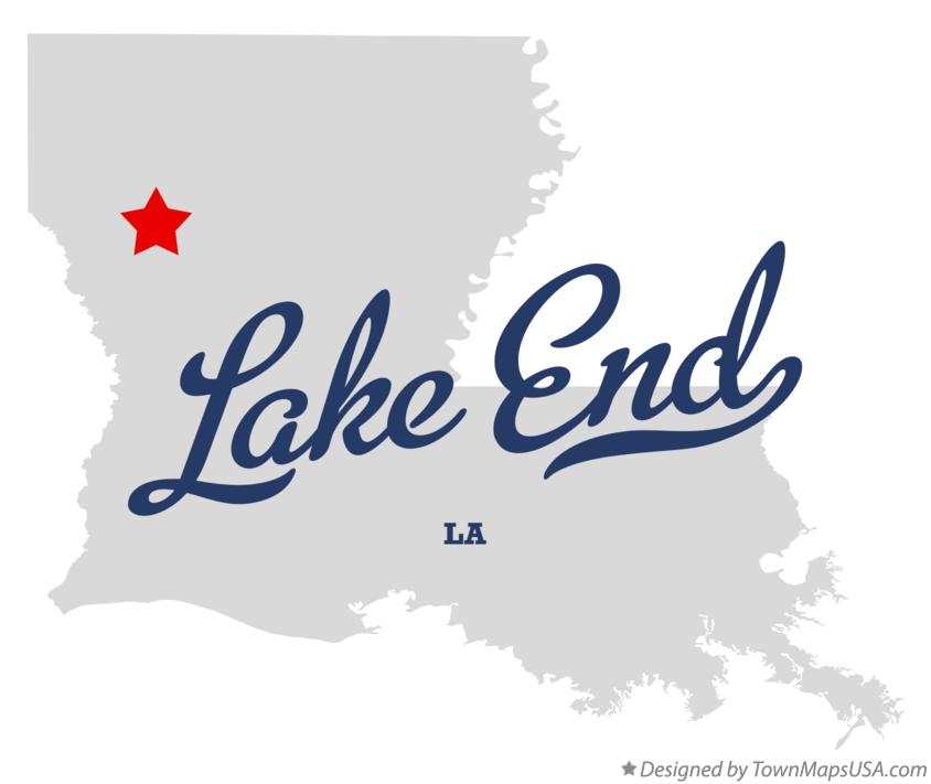 Map of Lake End Louisiana LA