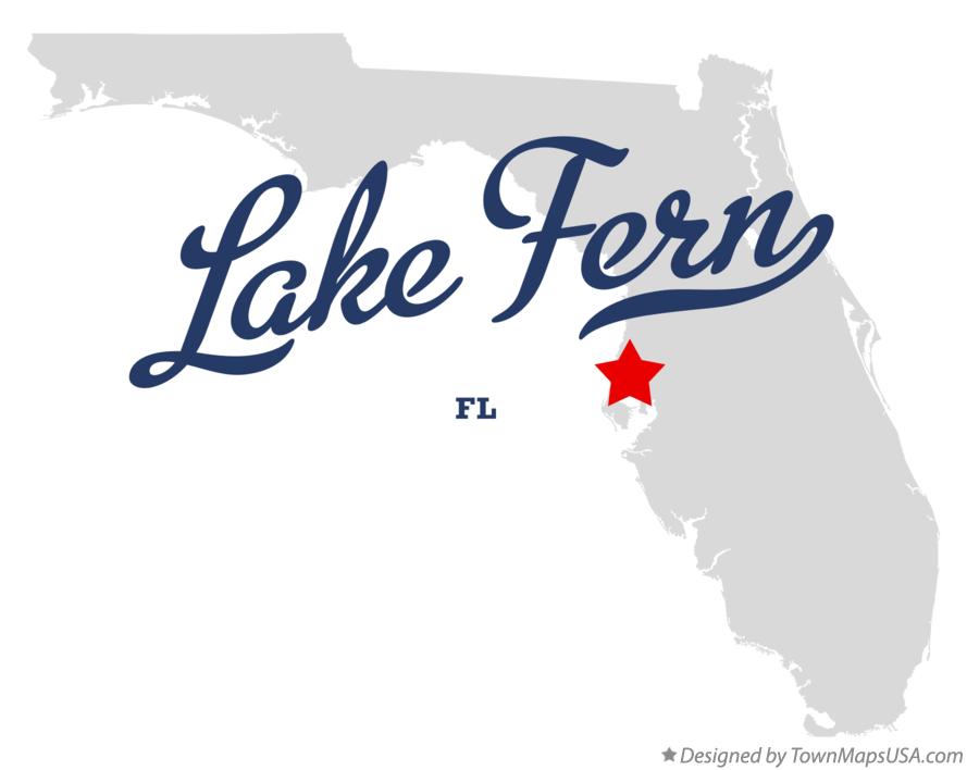 Map of Lake Fern Florida FL