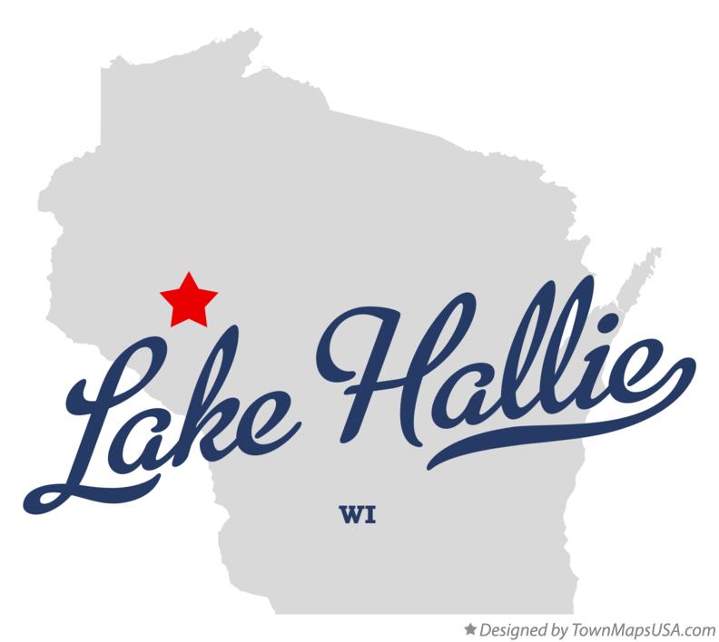 Map of Lake Hallie Wisconsin WI