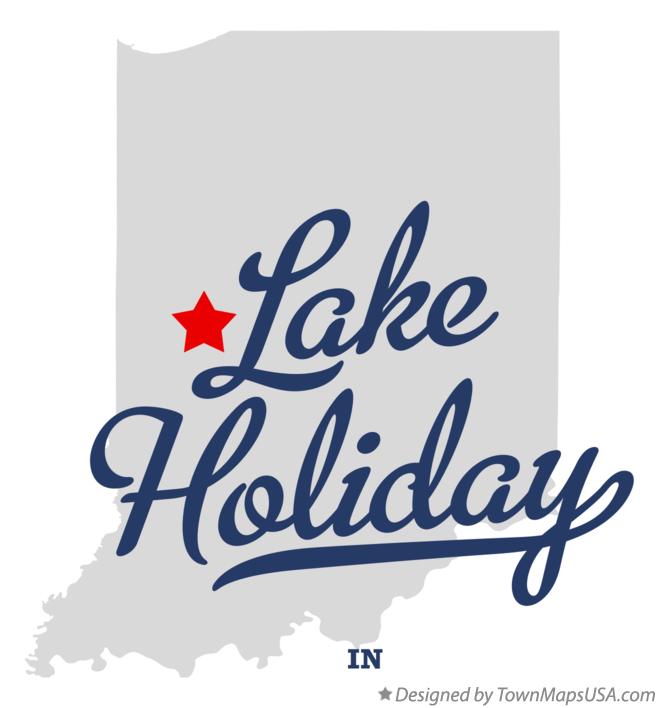 Map of Lake Holiday Indiana IN