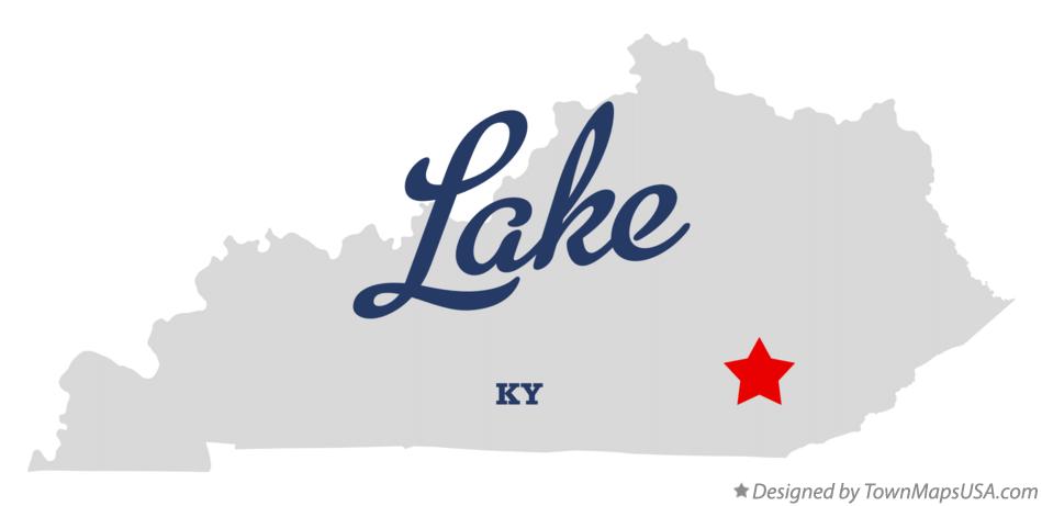 Map of Lake Kentucky KY