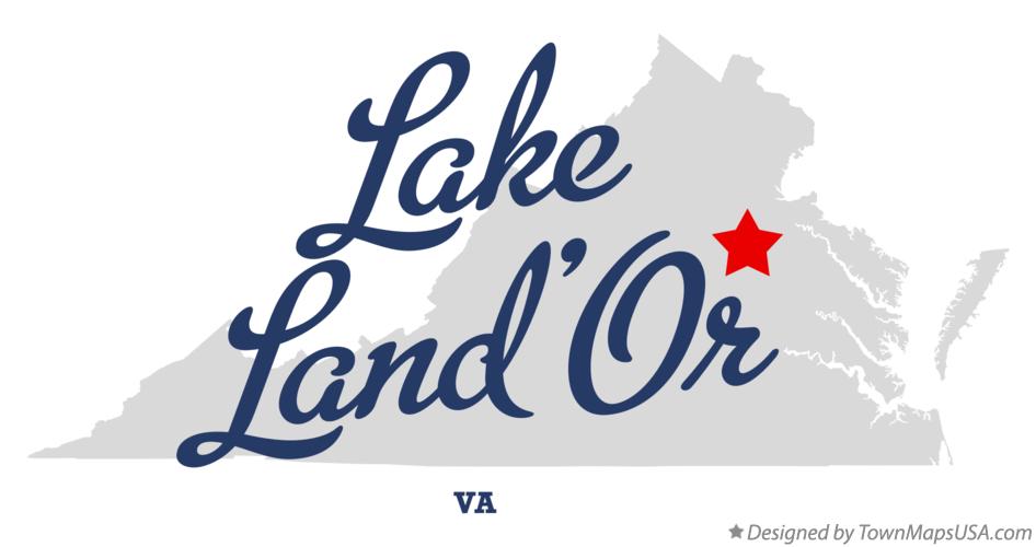Map of Lake Land'Or Virginia VA