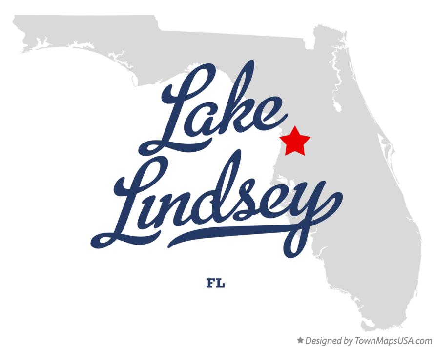 Map of Lake Lindsey Florida FL