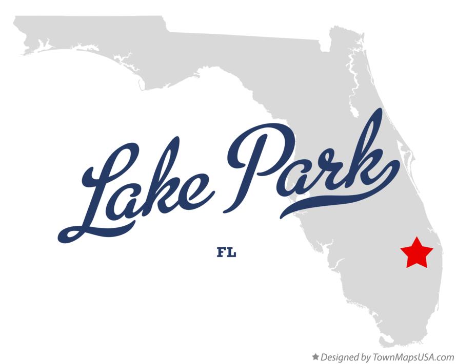 Map of Lake Park Florida FL