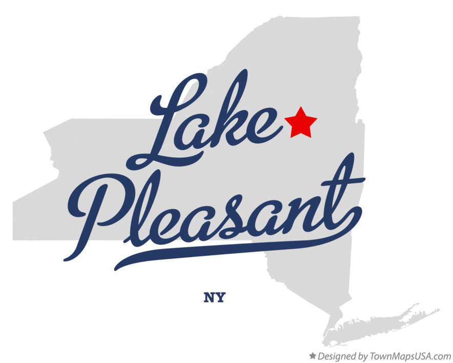 Map of Lake Pleasant New York NY