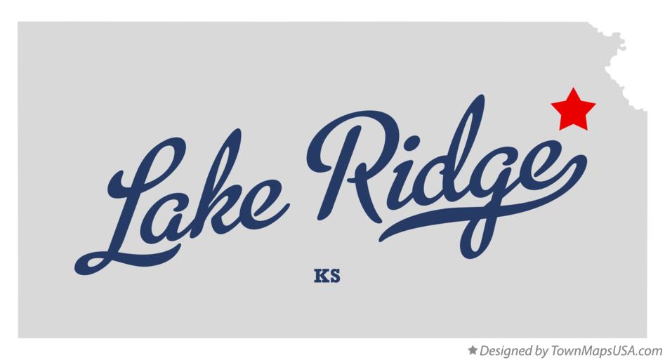Map of Lake Ridge Kansas KS
