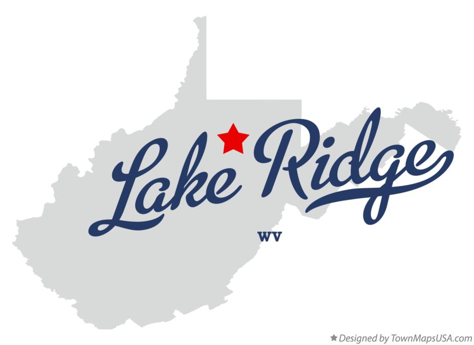 Map of Lake Ridge West Virginia WV