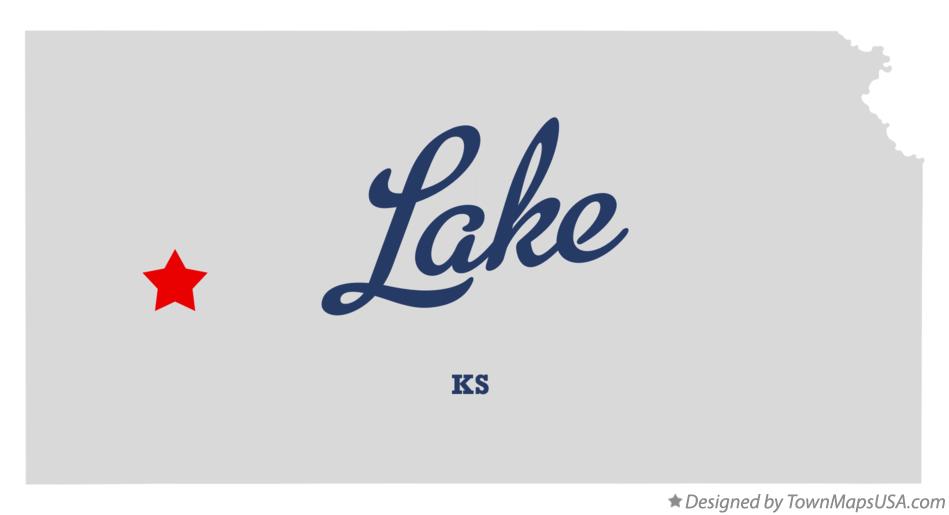 Map of Lake Kansas KS