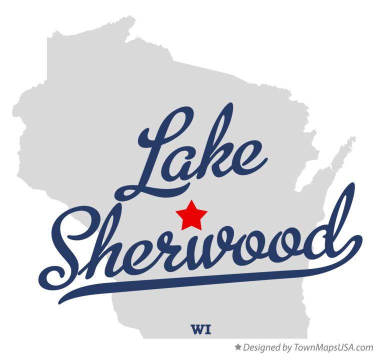 Map of Lake Sherwood Wisconsin WI