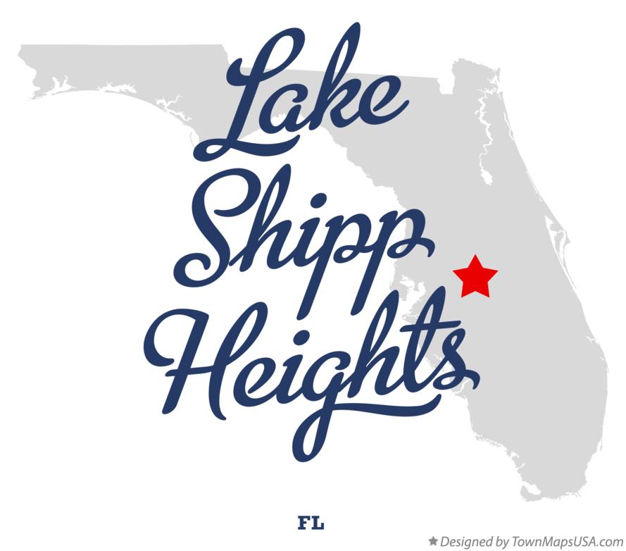 Map of Lake Shipp Heights Florida FL