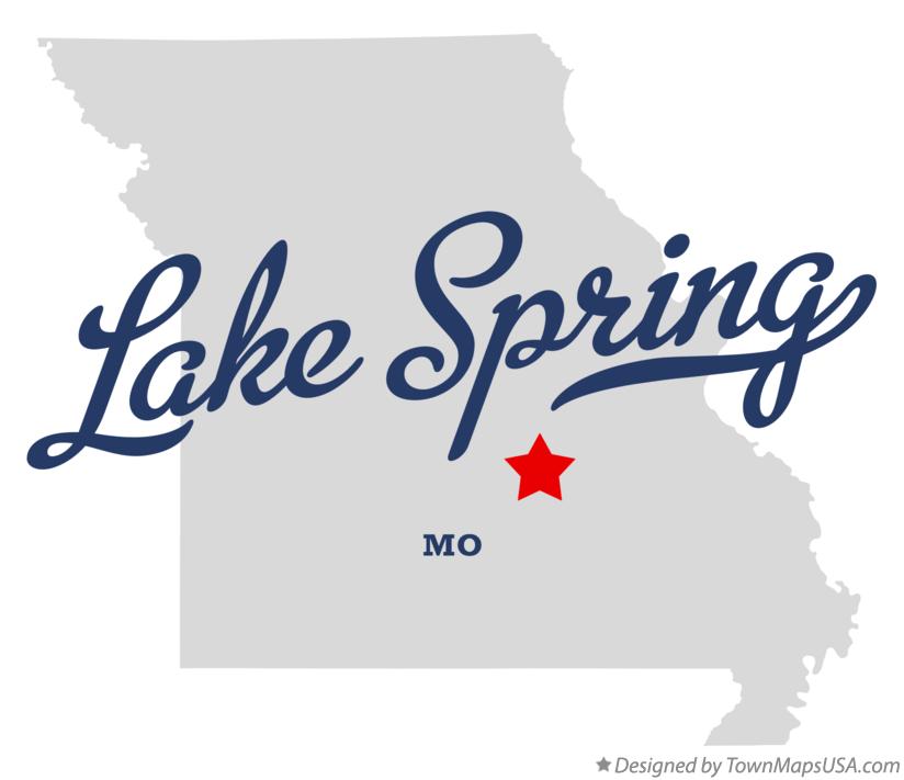 Map of Lake Spring Missouri MO