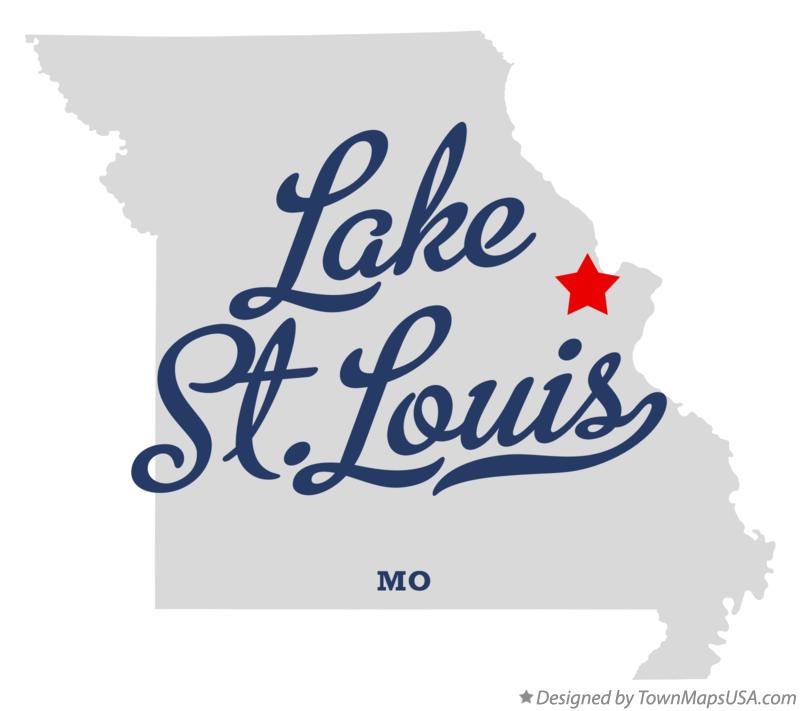 Map of Lake St.Louis Missouri MO