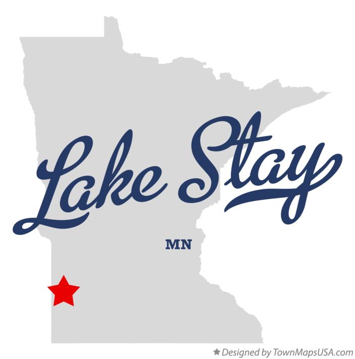 Map of Lake Stay Minnesota MN