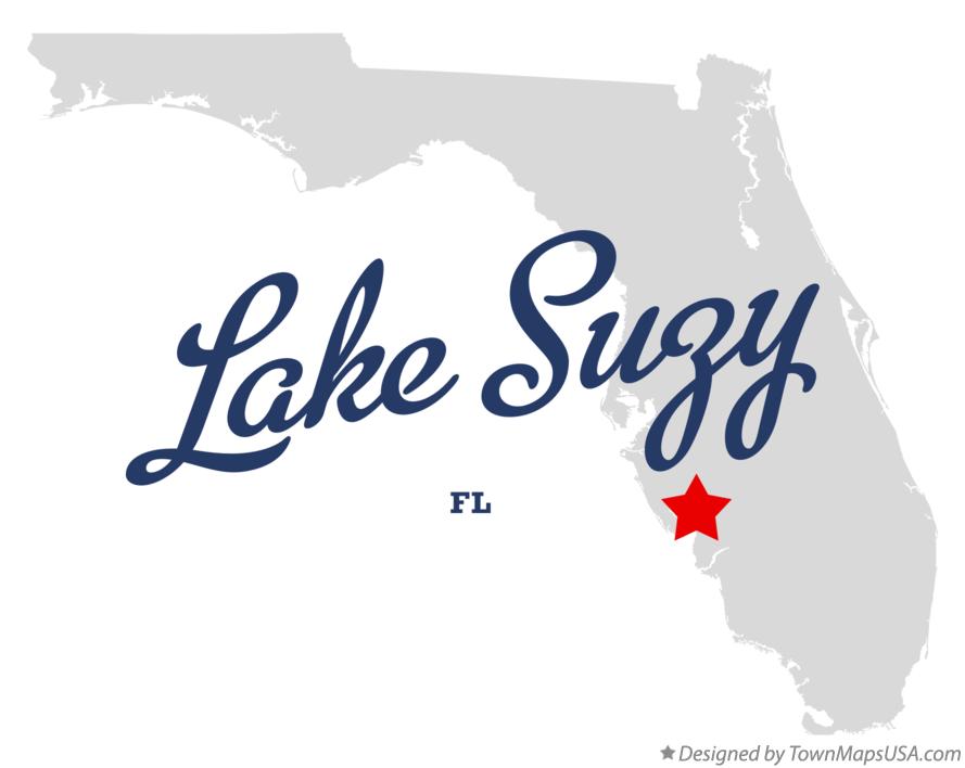 Map of Lake Suzy Florida FL