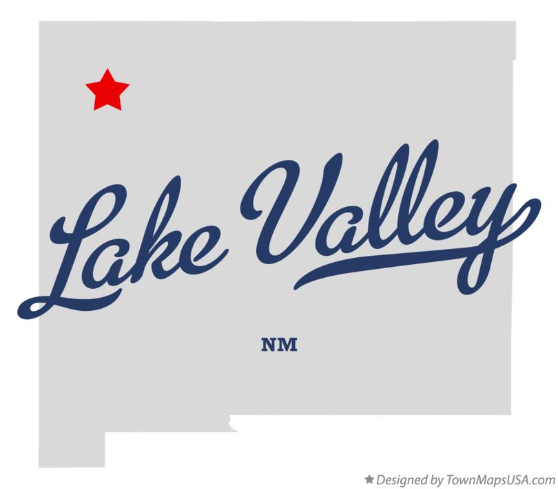 Map of Lake Valley New Mexico NM