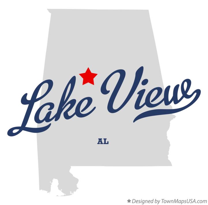 Map of Lake View Alabama AL