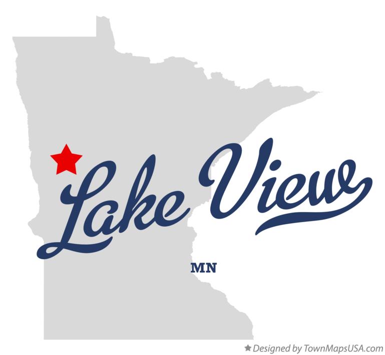 Map of Lake View Minnesota MN