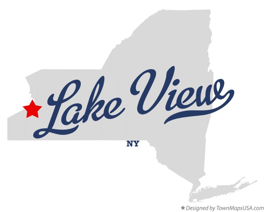 Map of Lake View New York NY