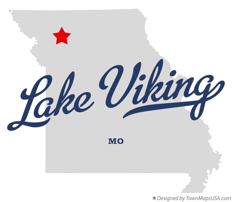 Map of Lake Viking Missouri MO