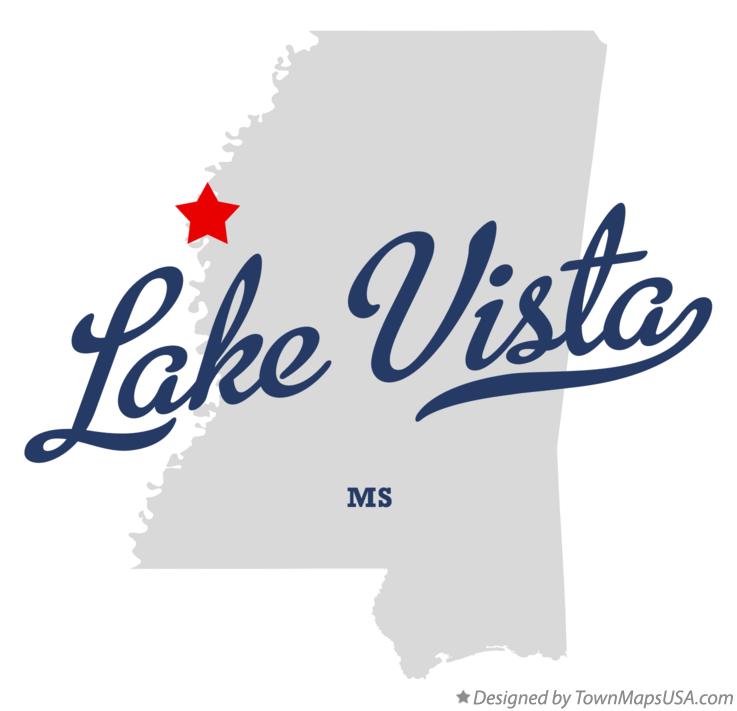Map of Lake Vista Mississippi MS