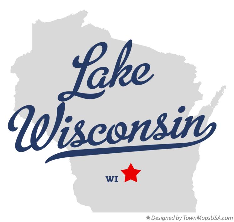 Map of Lake Wisconsin Wisconsin WI