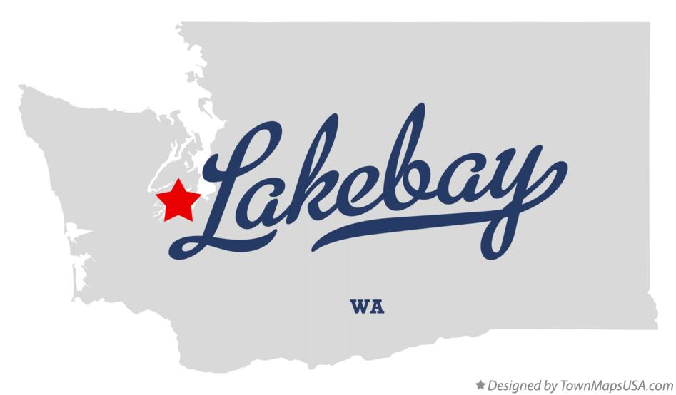 Map of Lakebay Washington WA