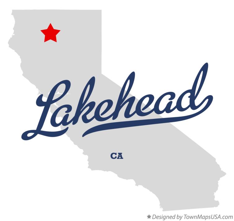 Map of Lakehead California CA