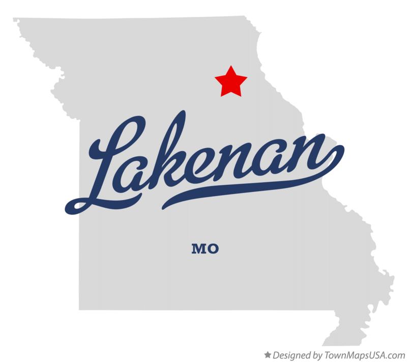 Map of Lakenan Missouri MO