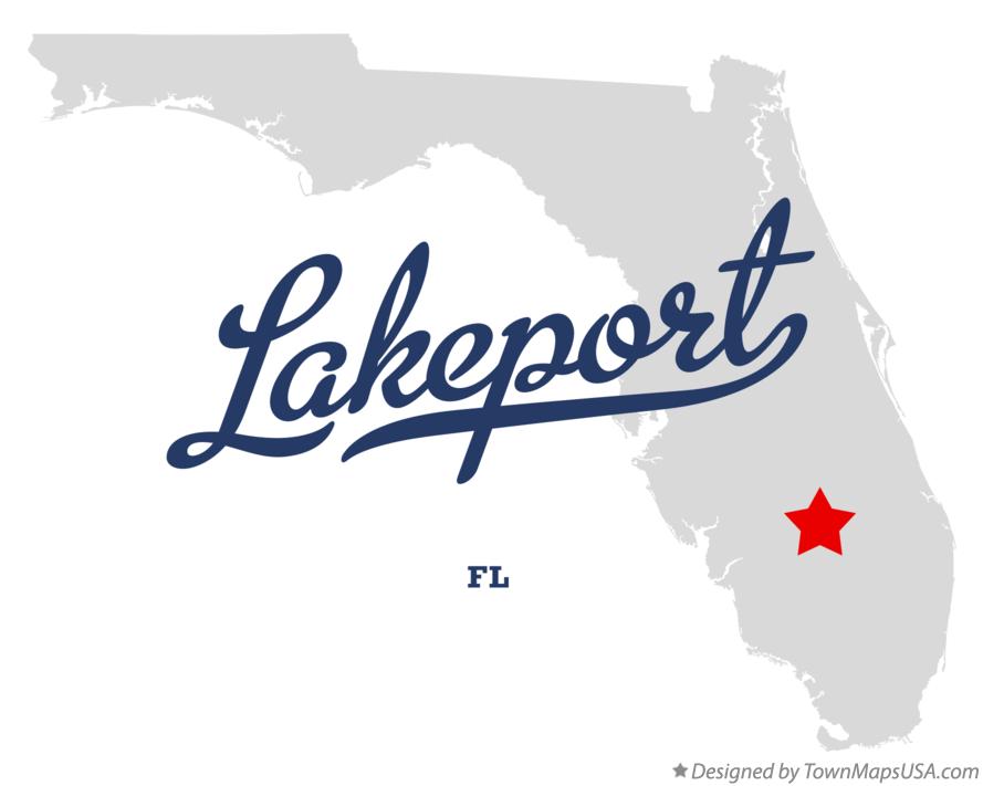 Map of Lakeport Florida FL