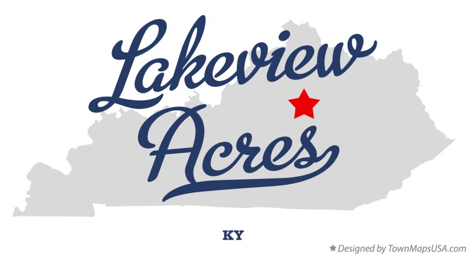 Map of Lakeview Acres Kentucky KY