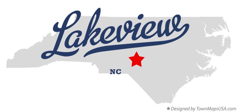Map of Lakeview North Carolina NC