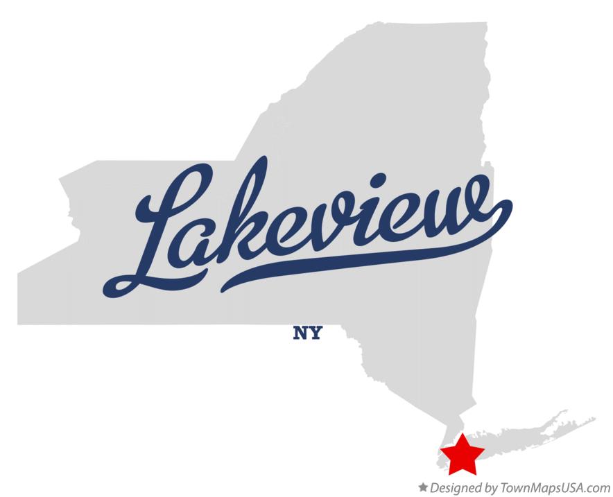 Map of Lakeview New York NY