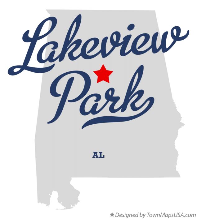 Map of Lakeview Park Alabama AL
