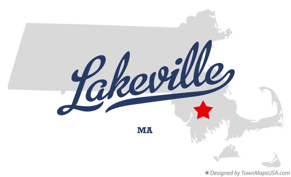 Map of Lakeville Massachusetts MA