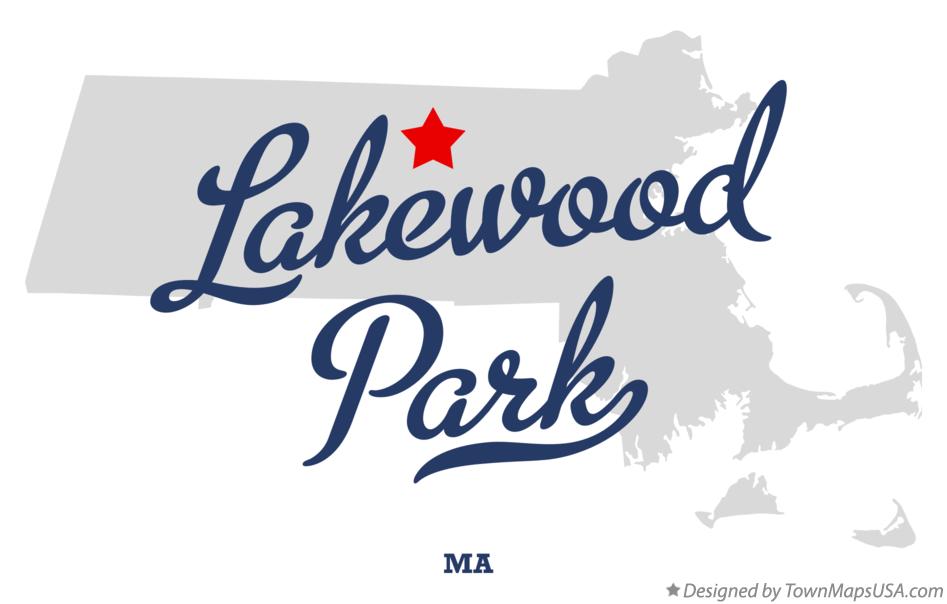 Map of Lakewood Park Massachusetts MA