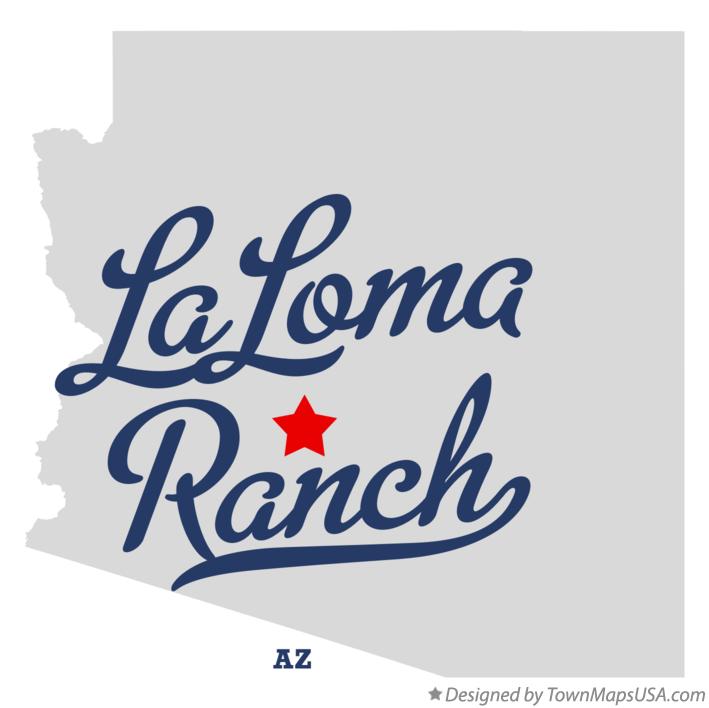 Map of LaLoma Ranch Arizona AZ