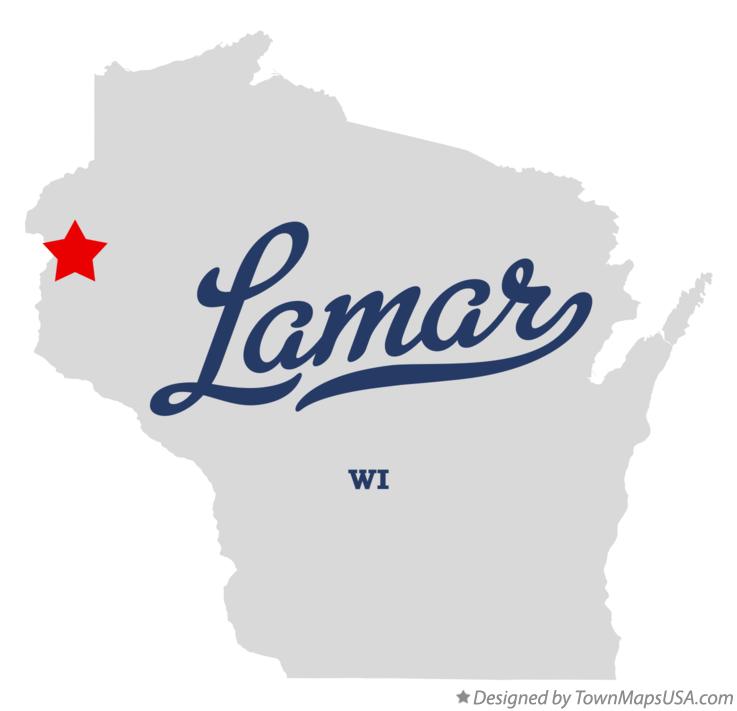 Map of Lamar Wisconsin WI
