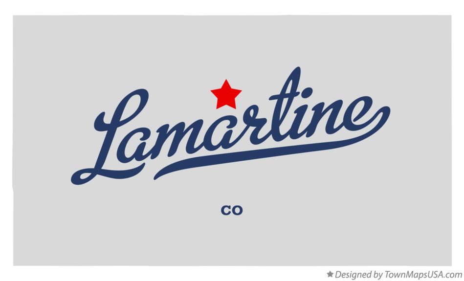 Map of Lamartine Colorado CO