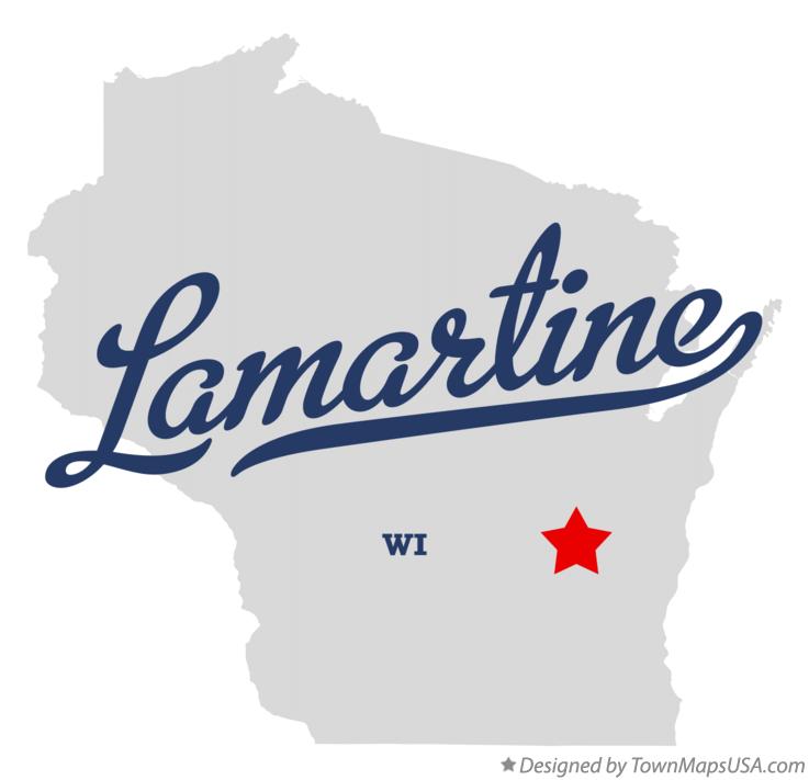 Map of Lamartine Wisconsin WI